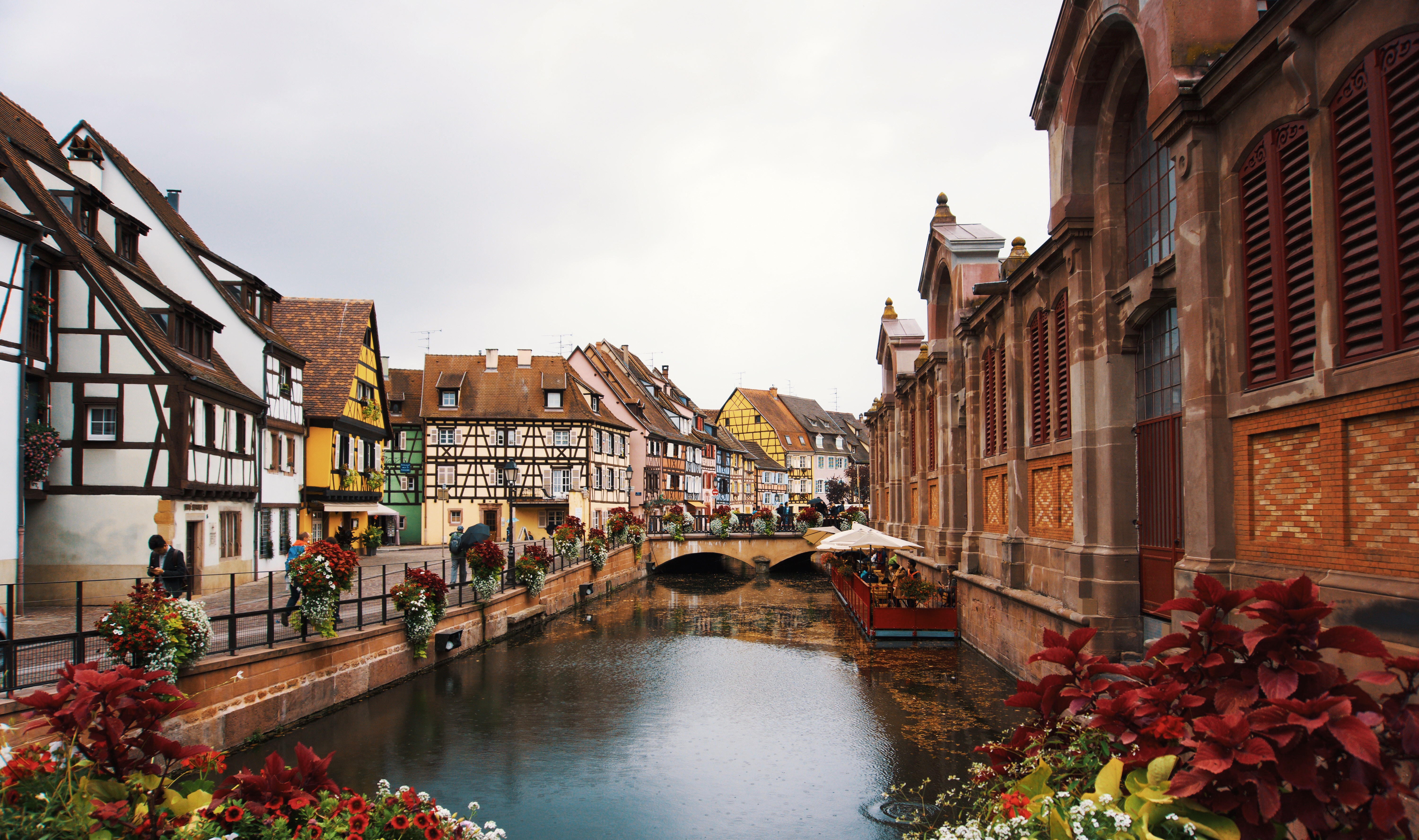 Picturesque Canals in the Fairy Tale Town of Colmar. Photo courtesy of Sascha Sturm on Unsplash.