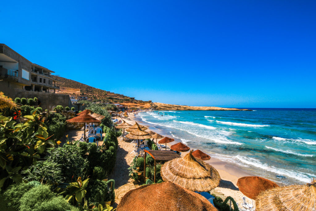 Tunisia's coast is a a gorgeous Mediterranean coast with plenty of resorts.