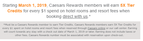 Caesars Social Rewards