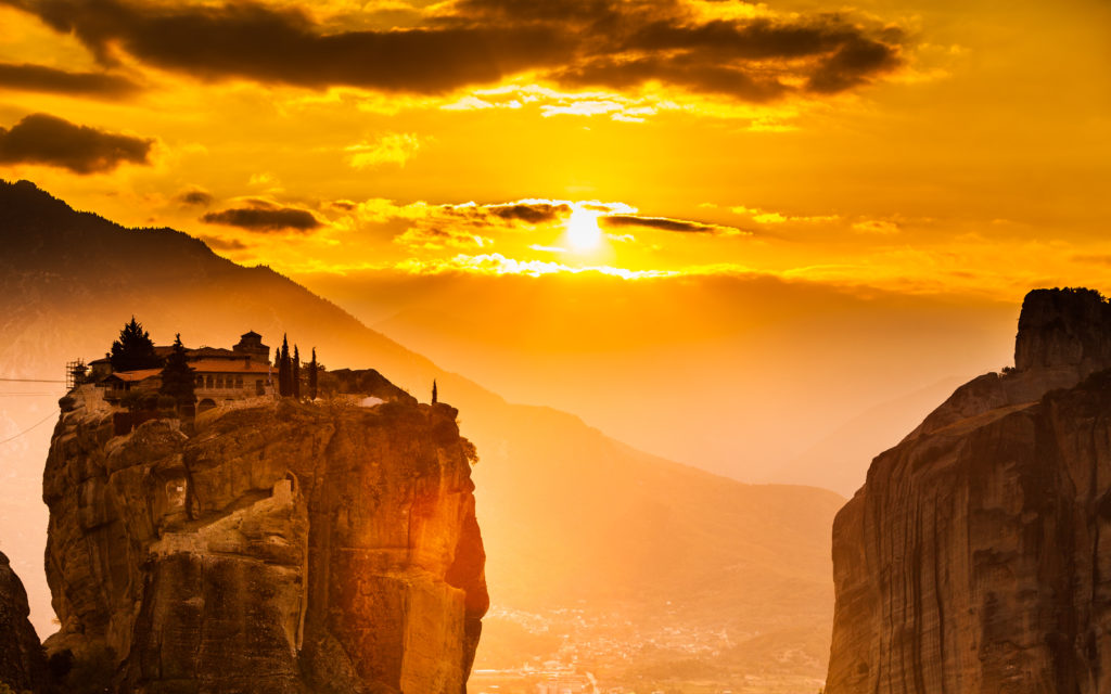The monasteries at Meteora are mysterious and desolate, yet no less intriguing or captivating. Visit Greece
