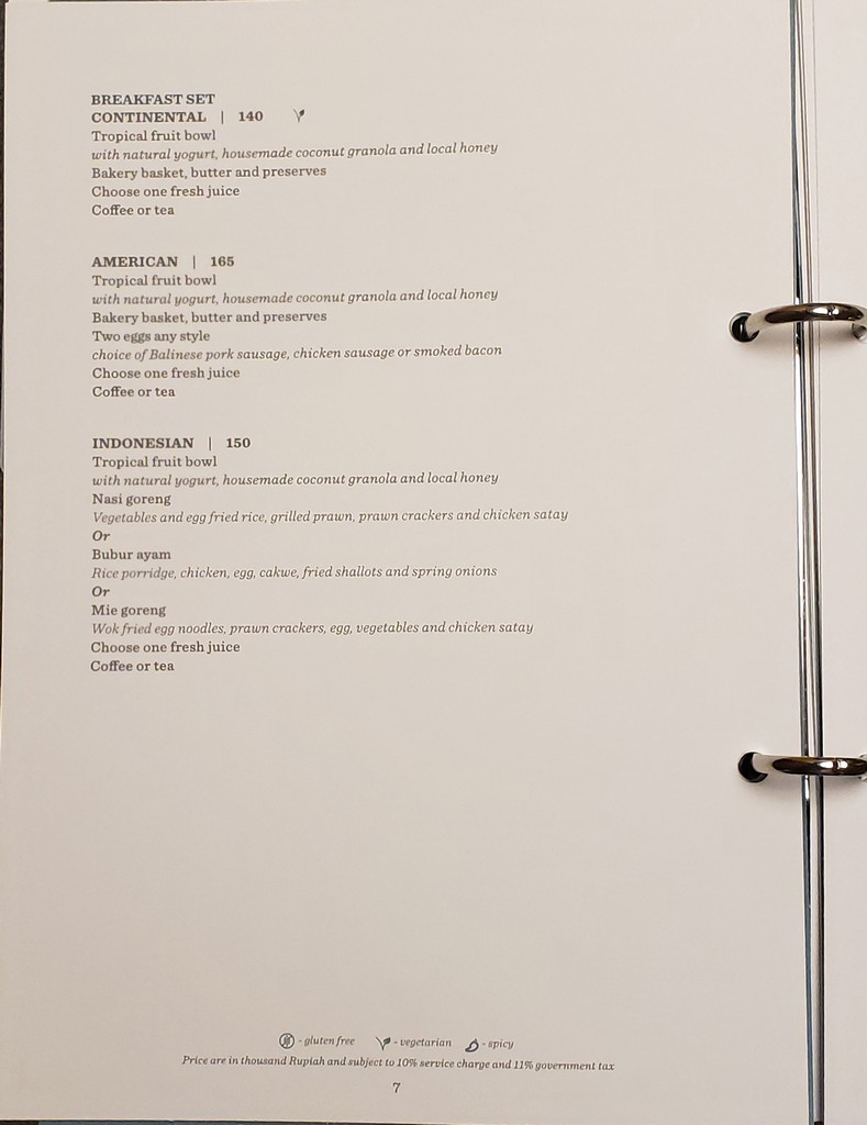 Hyatt Regency Bali InRoom Dining Menu_02 • Point Me to the Plane