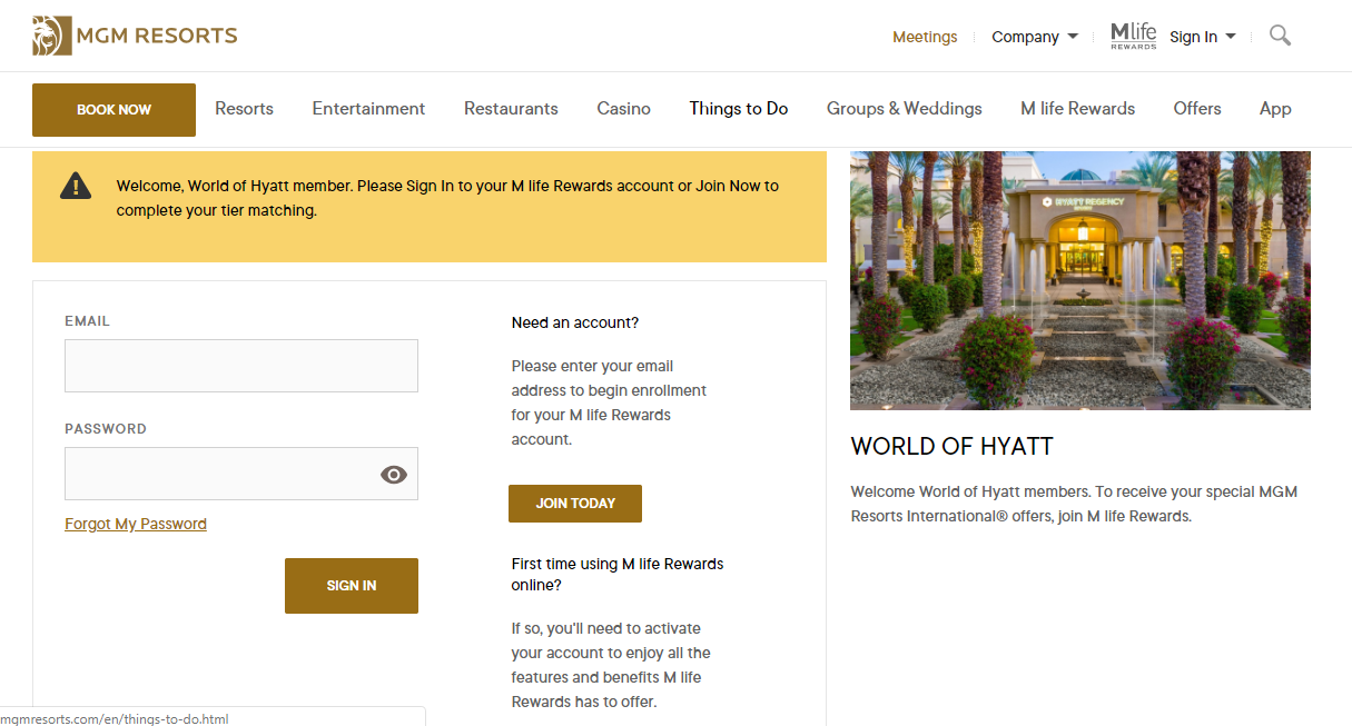 How To Status Match To M Life, Hyatt, and Hard Rock Instantly