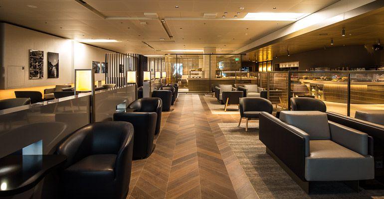 The new Star Alliance lounge at Amsterdam AMS airport