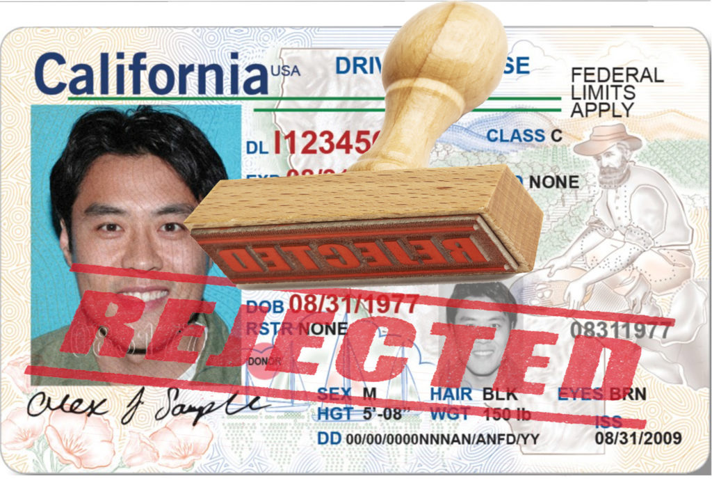 REAL ID Non-Compliant ID's will be denied boarding