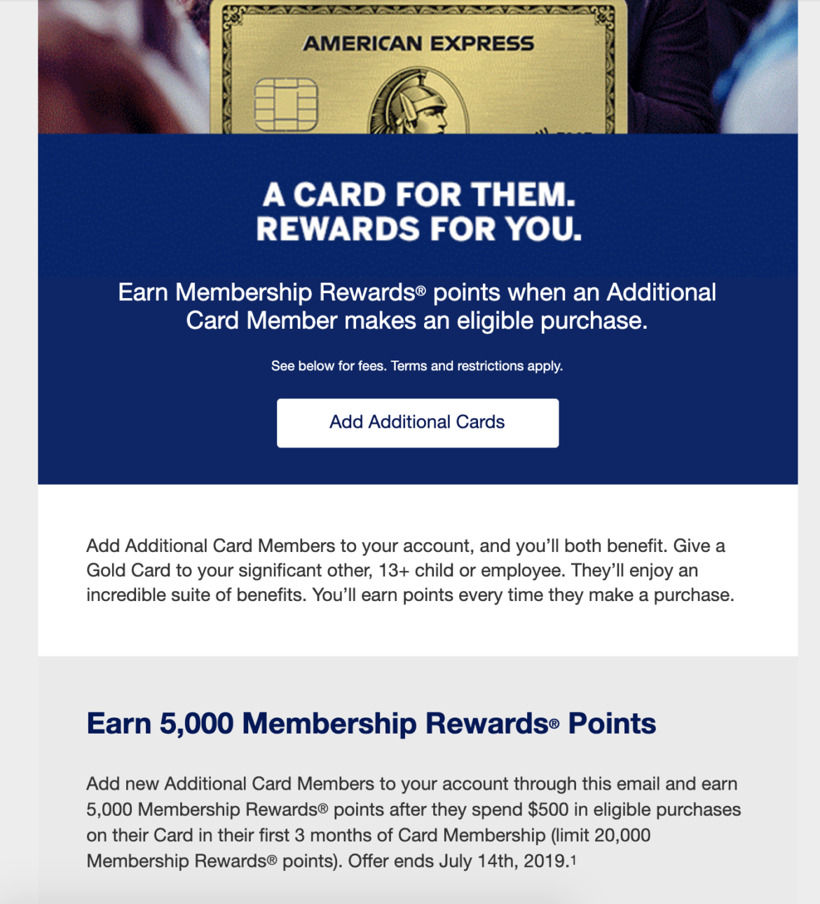 Free And Easy Points New Amex Authorized User Bonuses