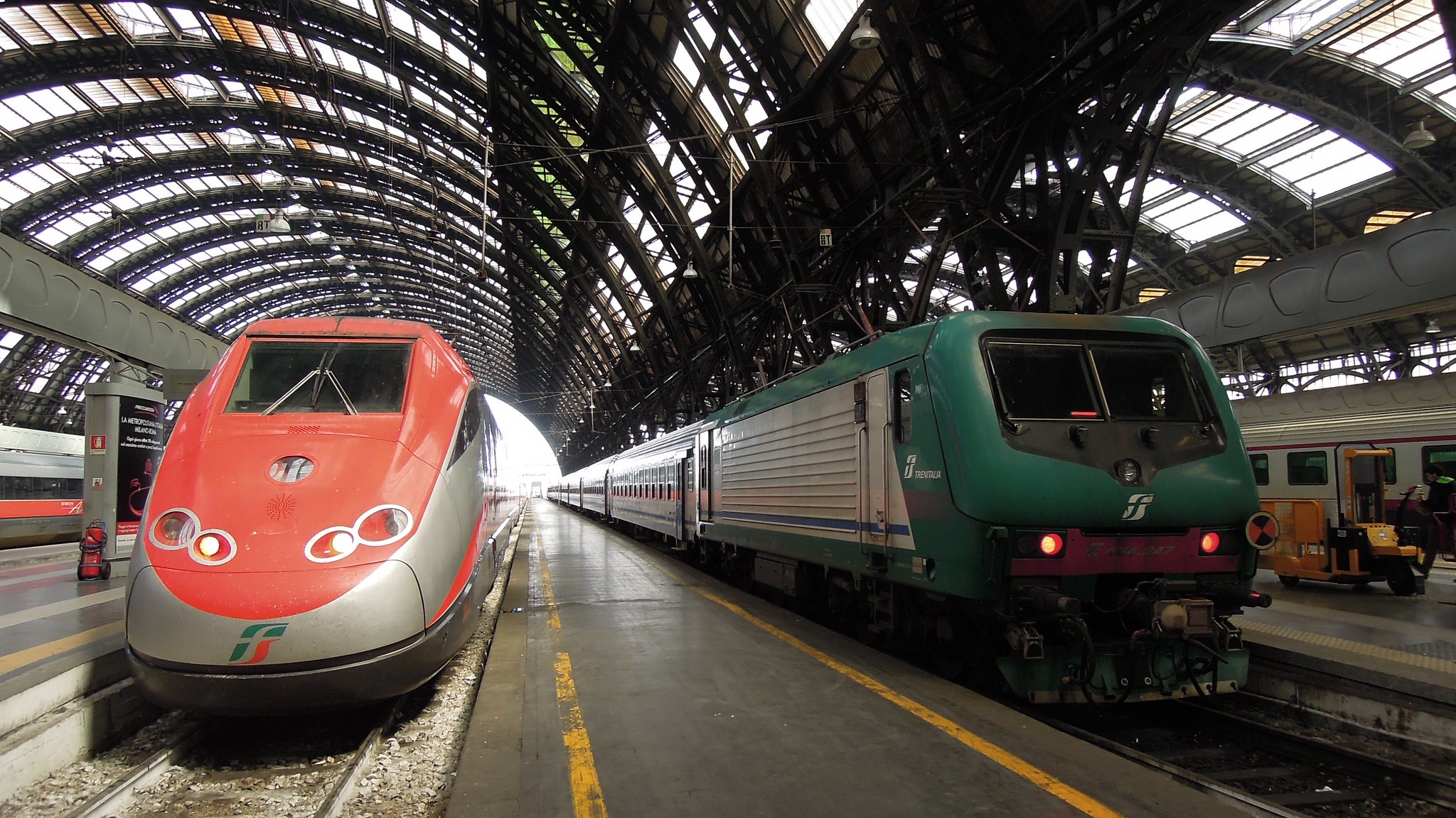 Trenitalia Trains | Photo Courtesy of David McKelvey via Flickr 