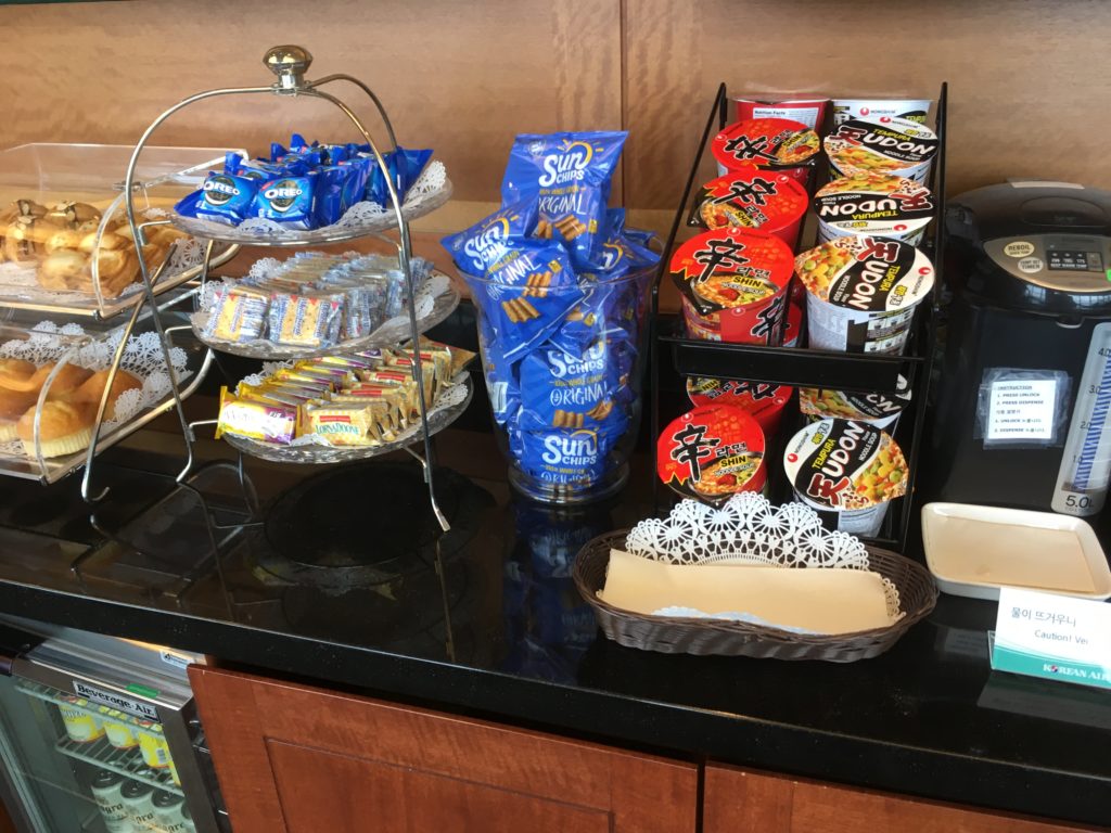a group of food on a counter