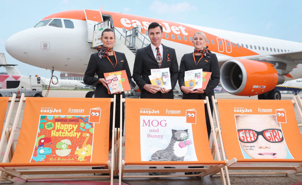 EasyJet Launches Flybraries at Luton Airport (July 15)