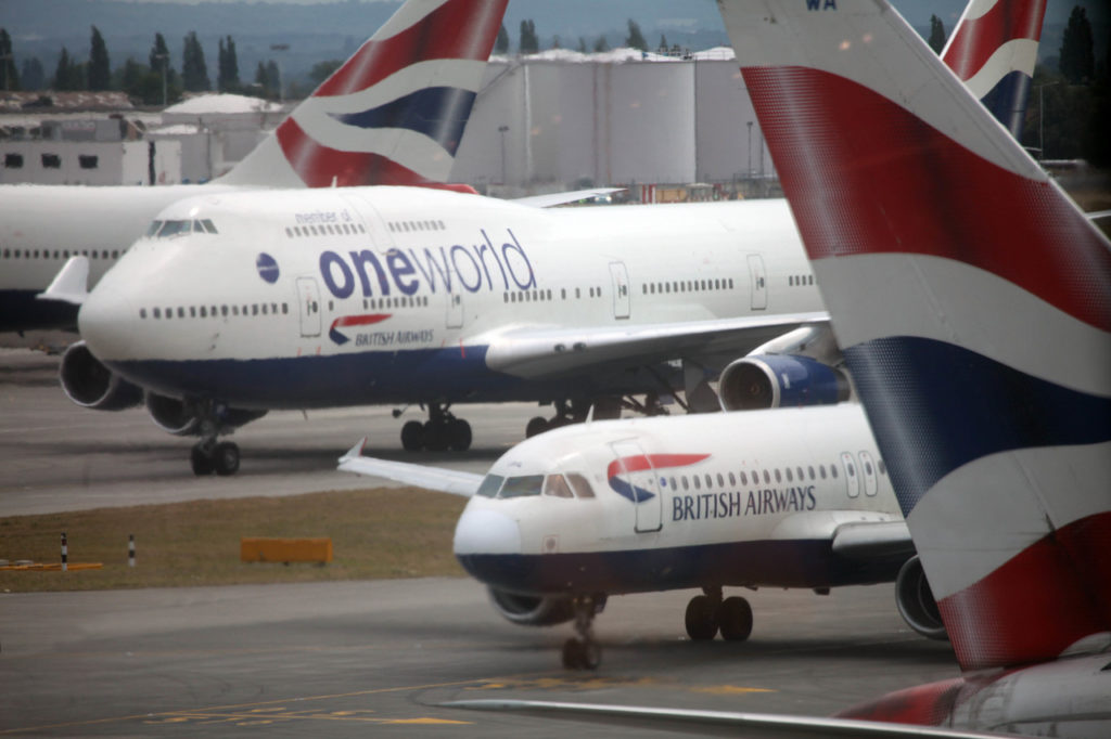 British Airways Oneworld 747