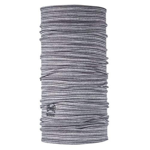 a close up of a roll of grey and black yarn
