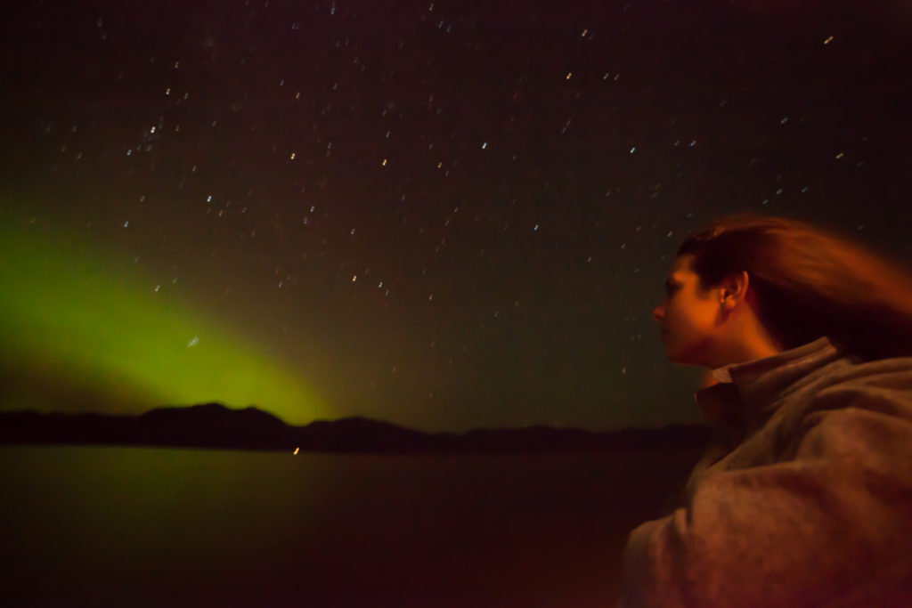 northern lights in alaska with lindblad expeditions
