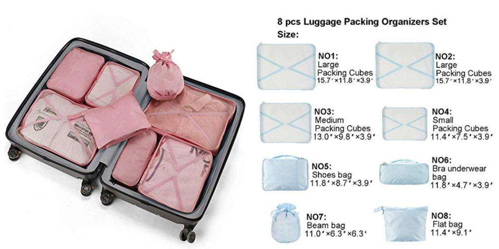 Packing Organizer Cube Cell