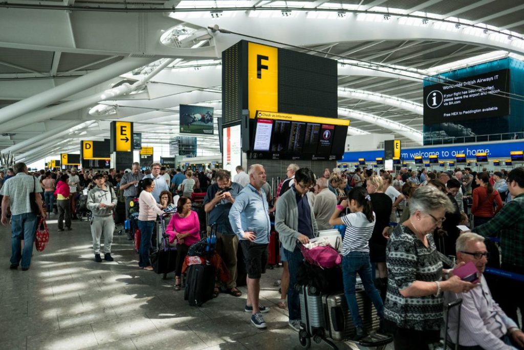 Thomas Cook Airlines Collapses London Airport