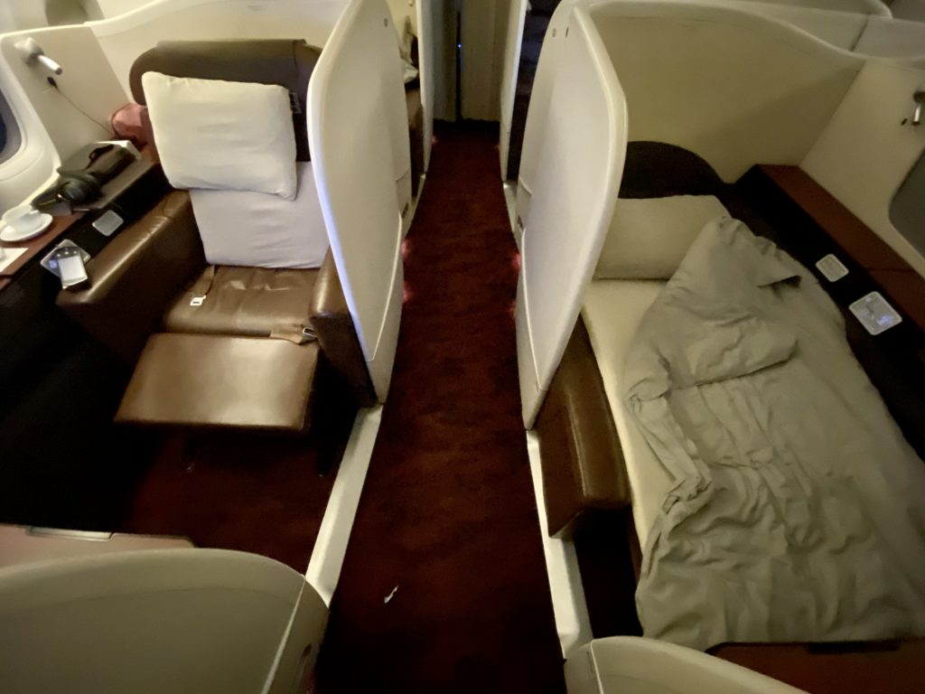 a two beds in a plane
