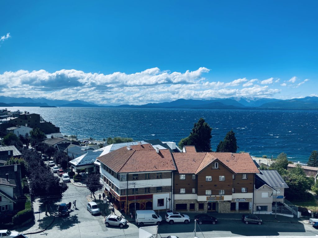 A view of Nahuel Huapi Lake from the Hampton by Hilton Bariloche. Photo by author | Point Me To The Plane.