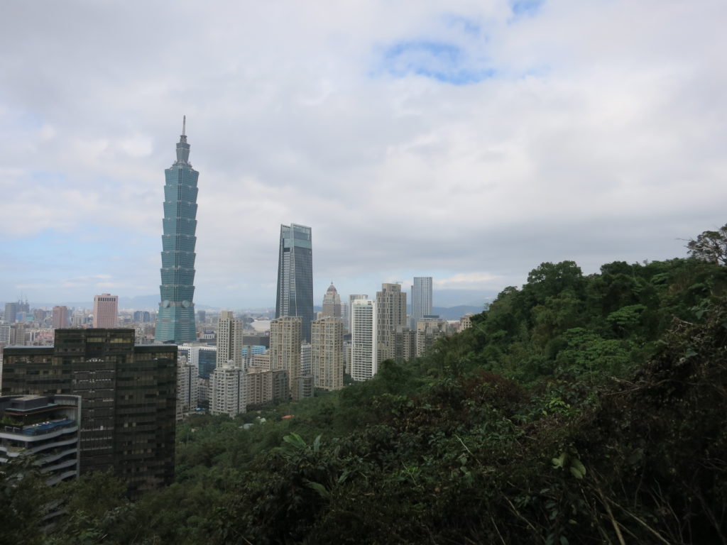 Elephant Mountain view of Taipei 101