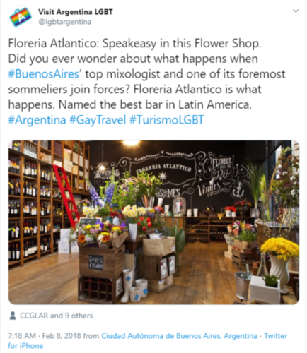 Floreria Atlantico speakeasy bars to find in buenos aires argentina