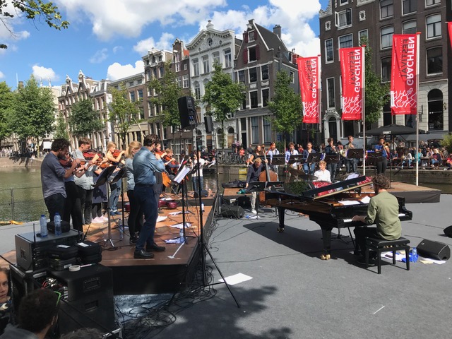 Concert alongside Amsterdam Canals