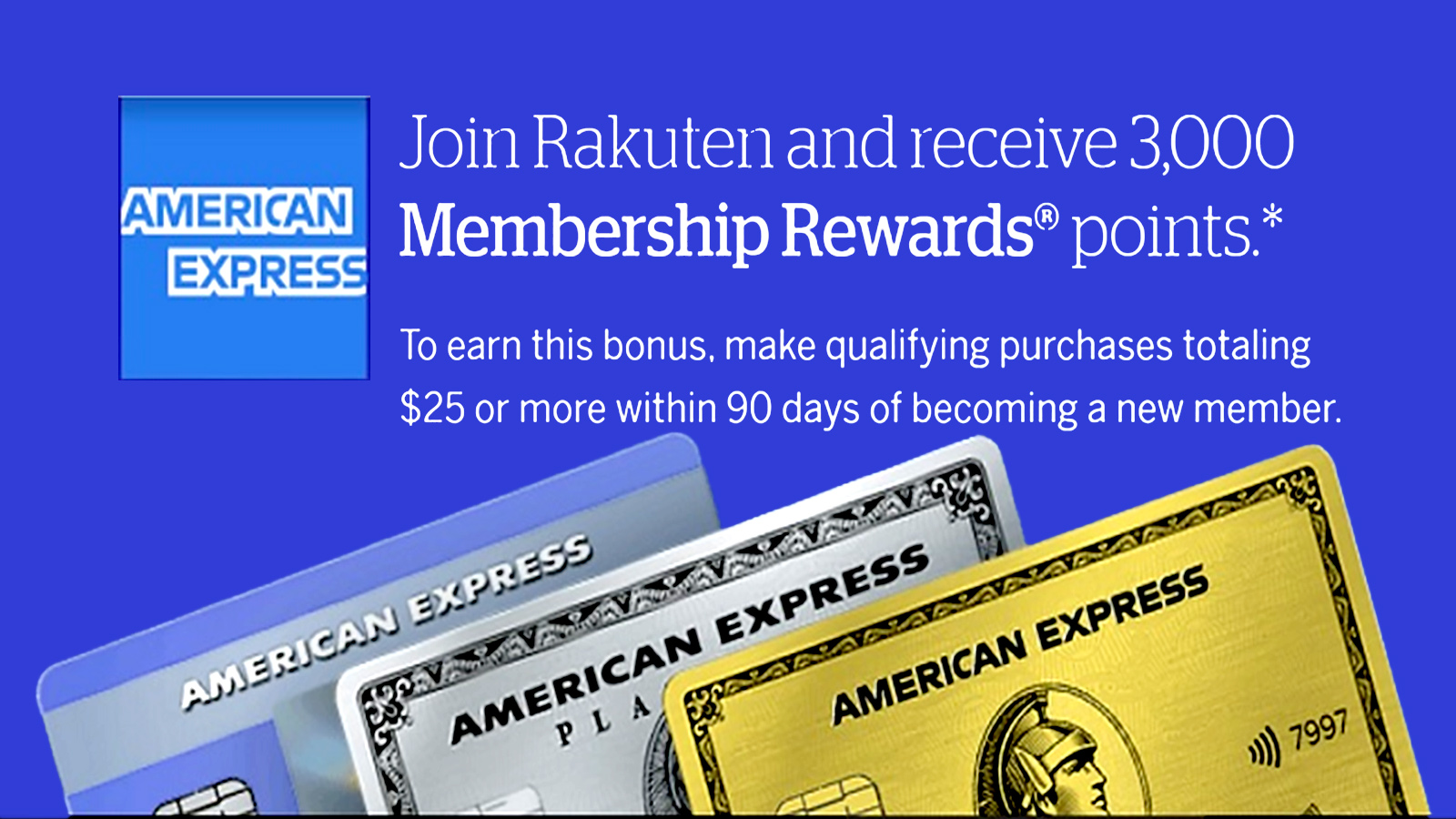 Shopping Bonus American Express Membership Rewards 3000 Points!