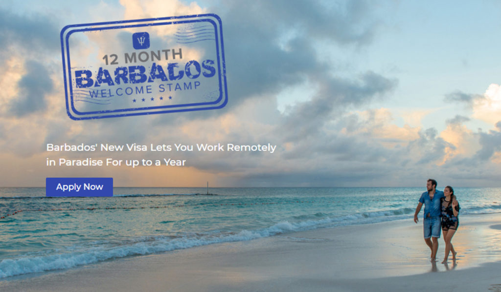 Barbados 12 Month Welcome Stamp Apply Online