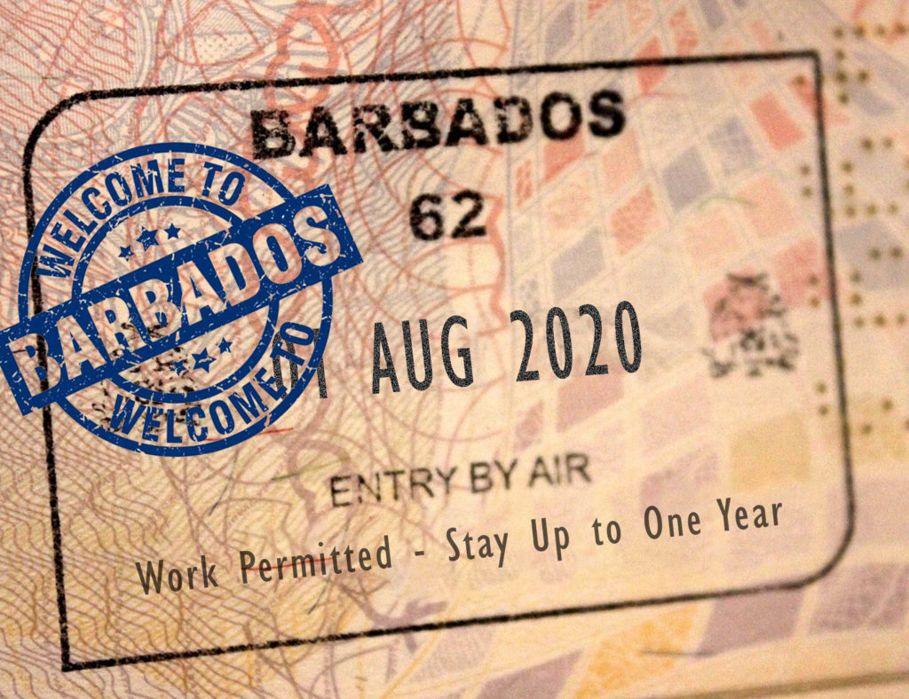 Barbados Welcome Stamp Visa Passport