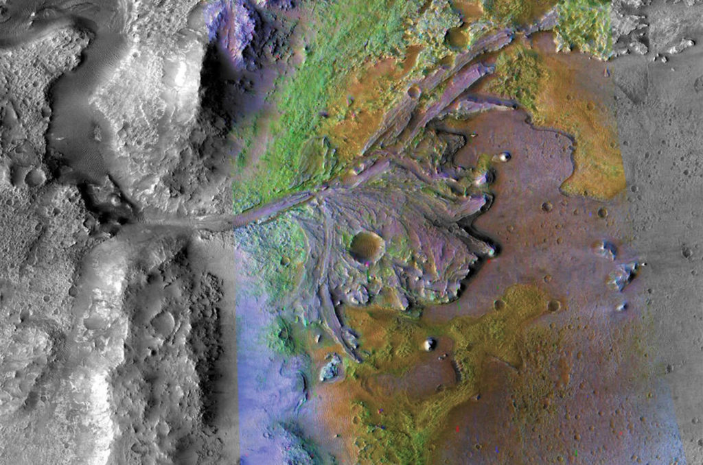 Jezebel Crater Mars Perseverance Landing Site