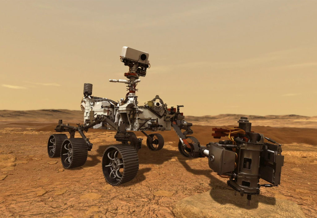 Send Your Name Placard Attached To Perseverance MARS Rover