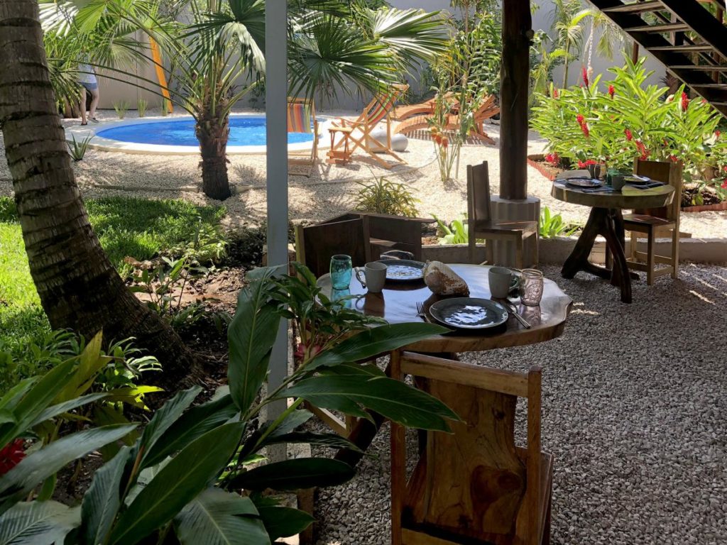 A peaceful retreat next to the pool at the Samara Chillhout Lodge
