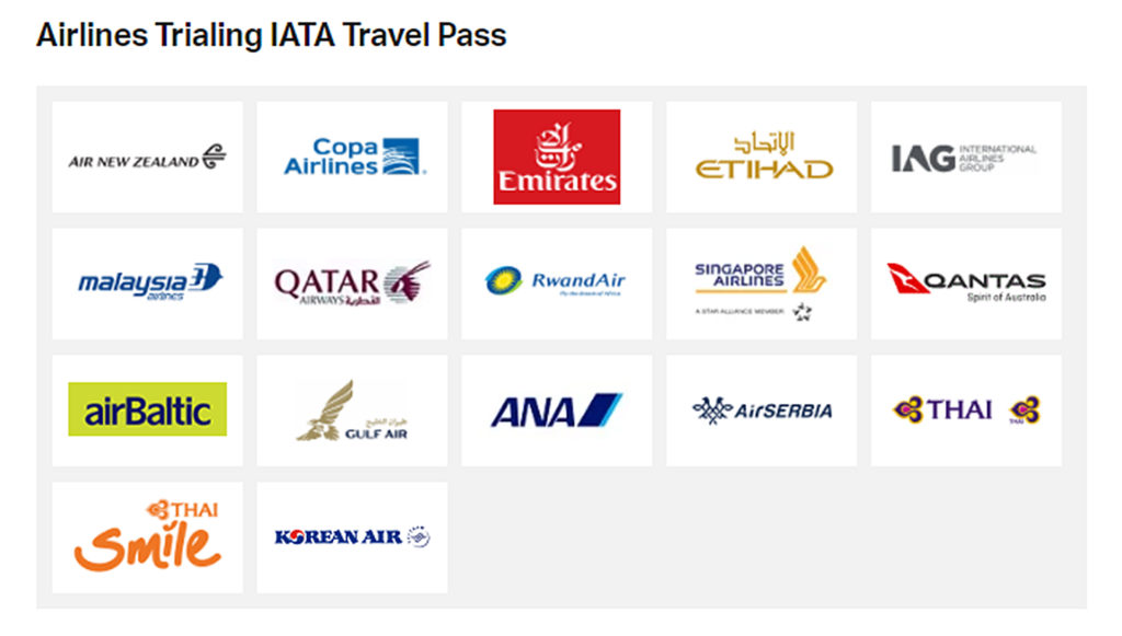 Airlines Trialing IATA TravelPass Digital Health Passport
