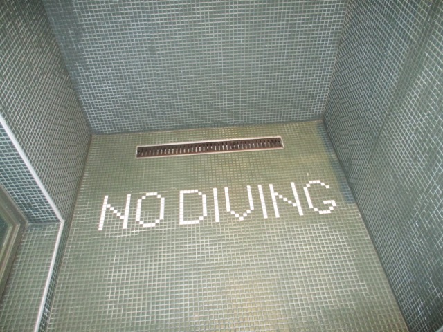 Moxy Times Square shower humor