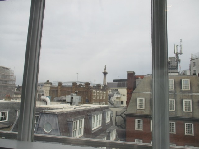 Great Scotland Yard Hotel view from room of Trafalgar Square