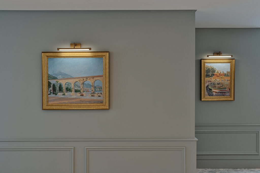 Churchill's Artwork in the hotel gallery