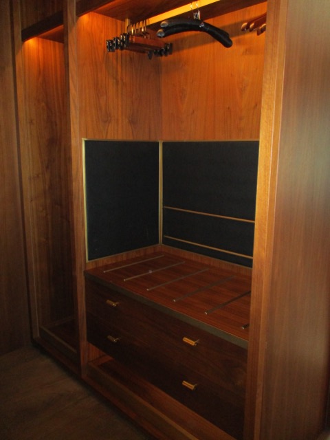 Spacious closet in suite at Thompson Madrid
