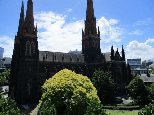 Park Hyatt Melbourne view of church