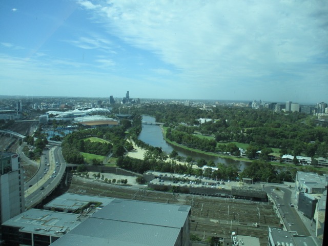 Melbourne view from the Grand Hyatt