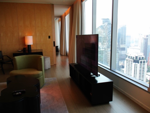 Park Hyatt Bangkok suite living room