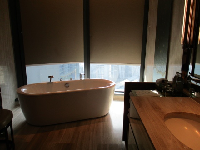 Hyatt Regency Bangkok Deluxe Room bathroom