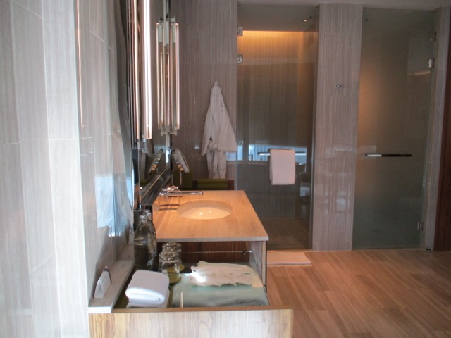 Hyatt Regency Bangkok Deluxe Room bathroom