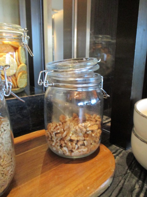 Hyatt Regency Bangkok Club Lounge walnuts