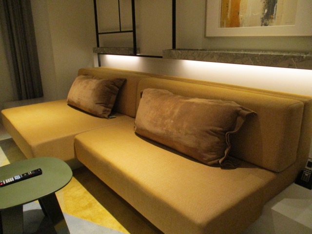 Andaz Seoul living room couch