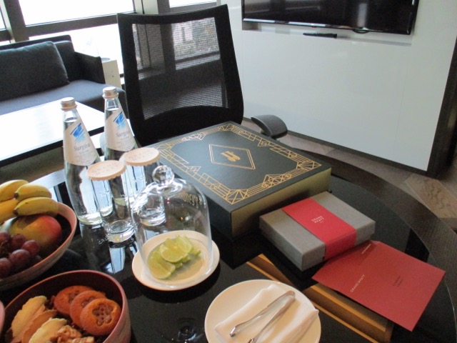 Welcome gifts from Grand Hyatt Seoul