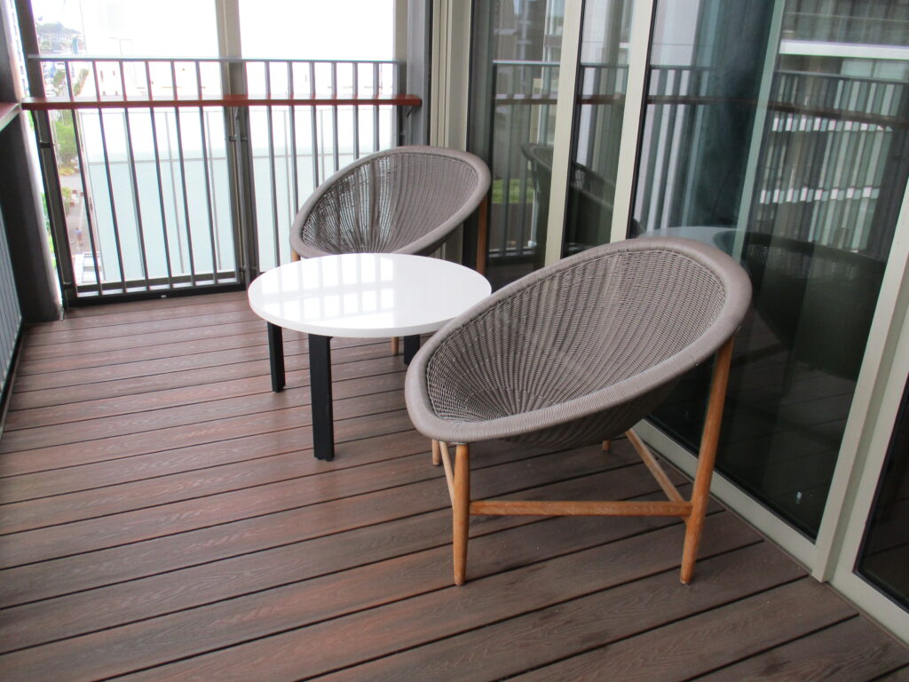 Deck at Park Hyatt Auckland suite