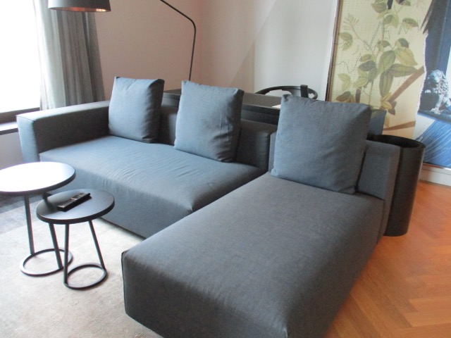 Andaz Munich living room couch