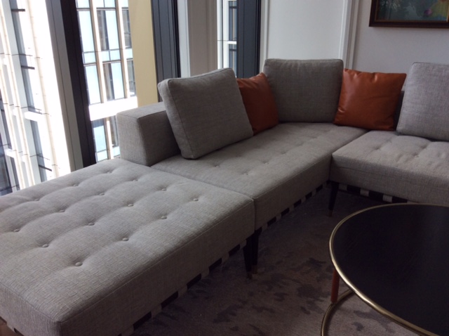 Park Hyatt London suite living room couch