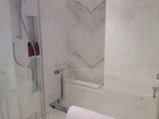 Park Hyatt London suite bathroom shower